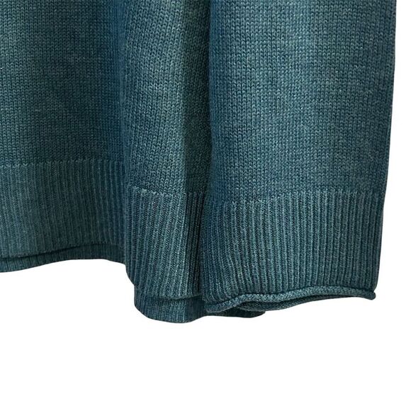 Ella Moss Women's XL Green Blue Crewneck Pullover Sweater Long Sleeve Casual - Picture 3 of 10